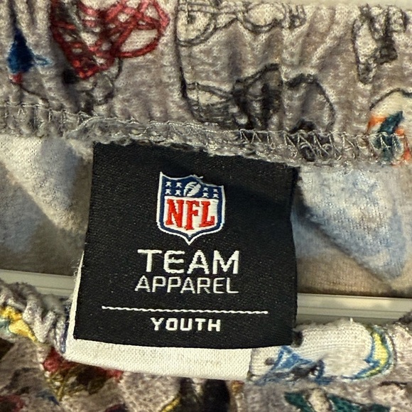 NFL Kids Pajama Bottoms - Gray with Team Logos - Picture 2 of 5